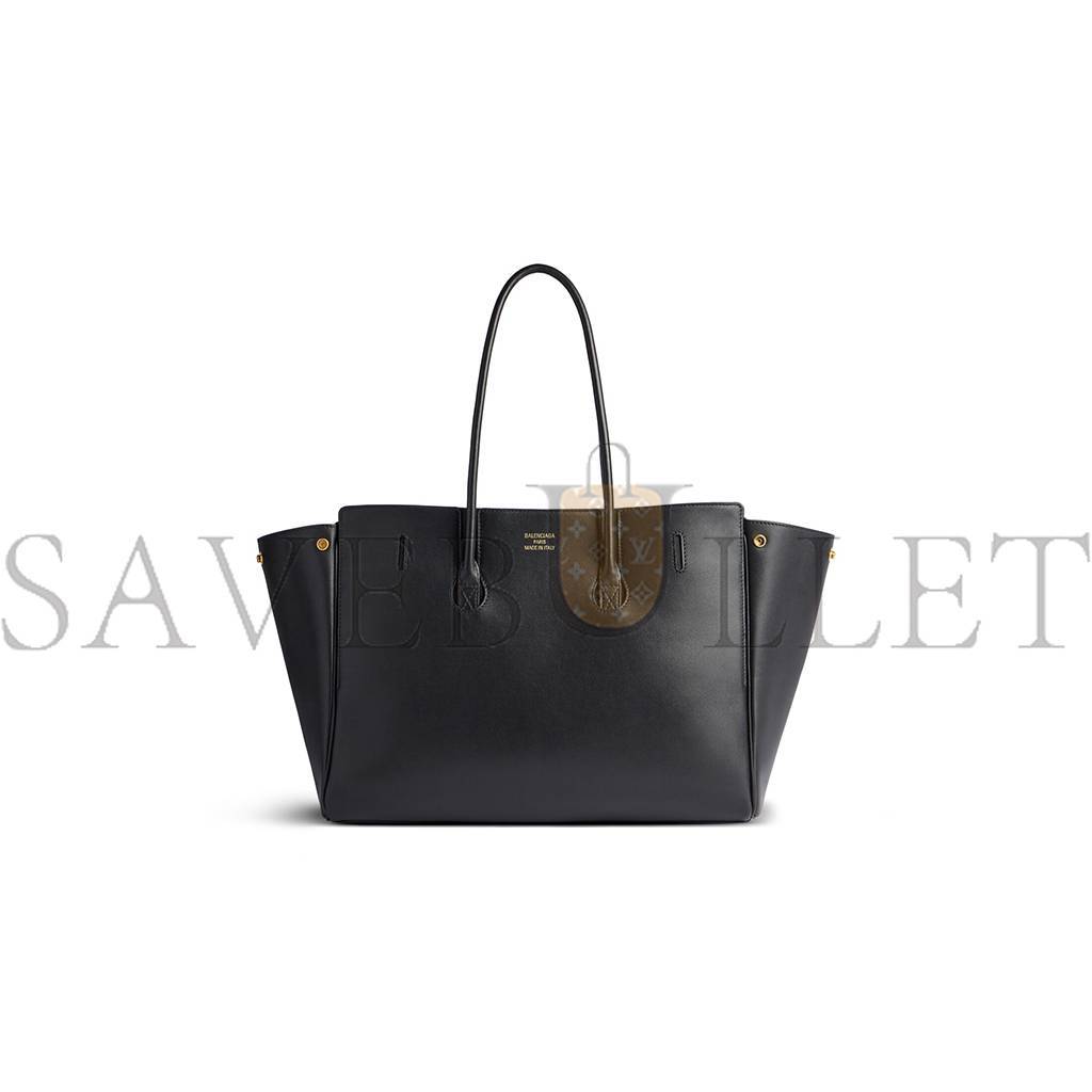 BALENCIAGA WOMEN'S BEL AIR MEDIUM CARRY ALL BAG IN BLACK (36.5*28.9*16cm) BALENCIAGA WOMEN'S BEL AIR MEDIUM CARRY ALL BAG IN BLACK (36.5*28.9*16cm)